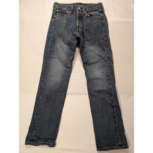 Levis 501 Men's 29/30 Button Fly Original Fit Straight Leg Medium Wash Jeans